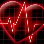 Кардиограмма с сердцем