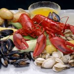 Много калия содержится в морепродуктах