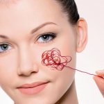 сильно видны вены на лице