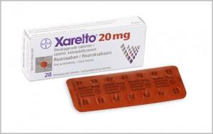 Таблетки Ксарелто 20 мг
