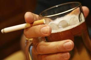 Влияние алкоголя и никотина на давление