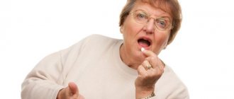 Woman taking a pill